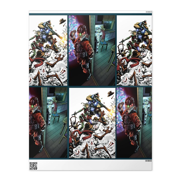 Wrapping Paper - Tactical Clause Collage product image (2)