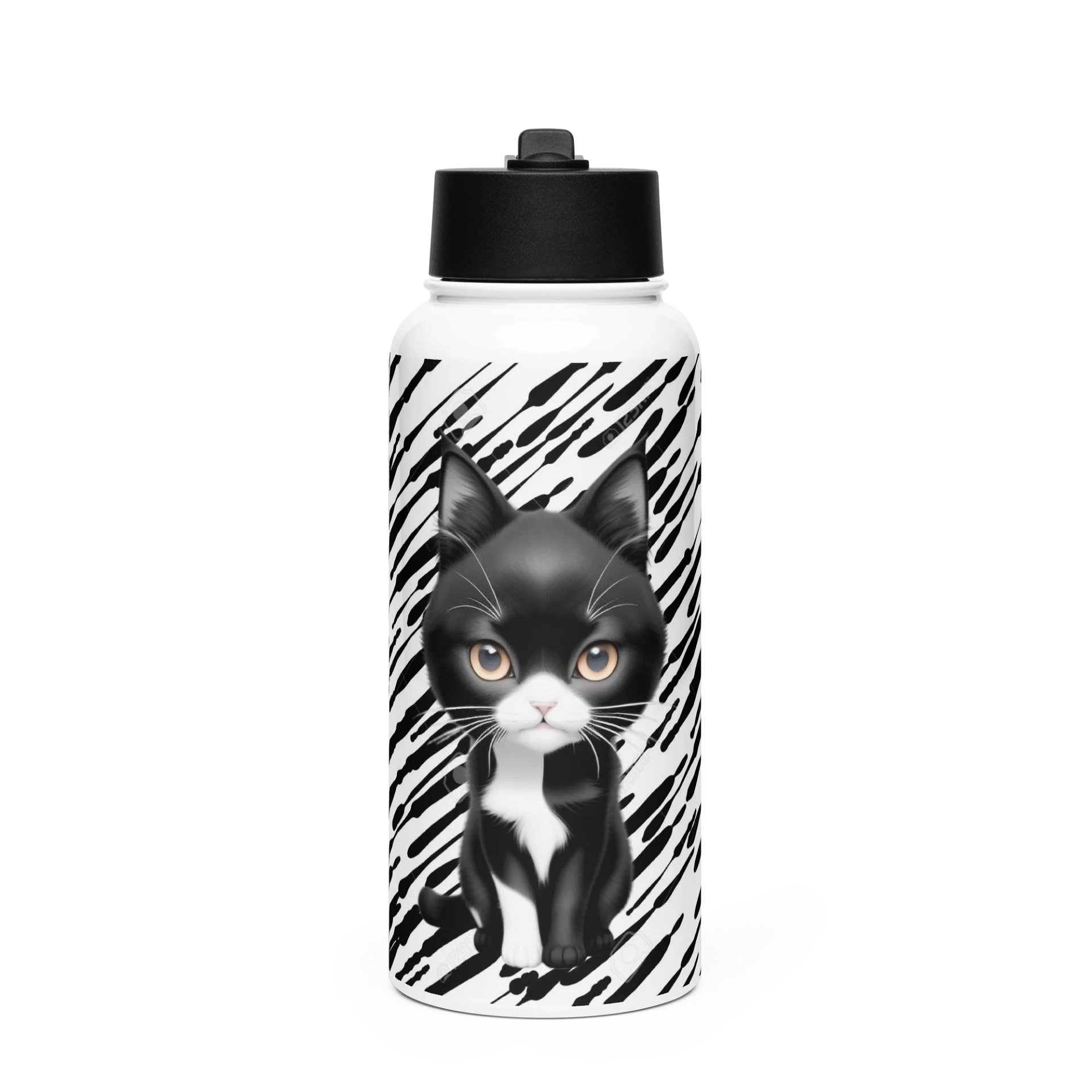 Buddy Stainless Steel Water Bottle with a Straw Lid product image (1)