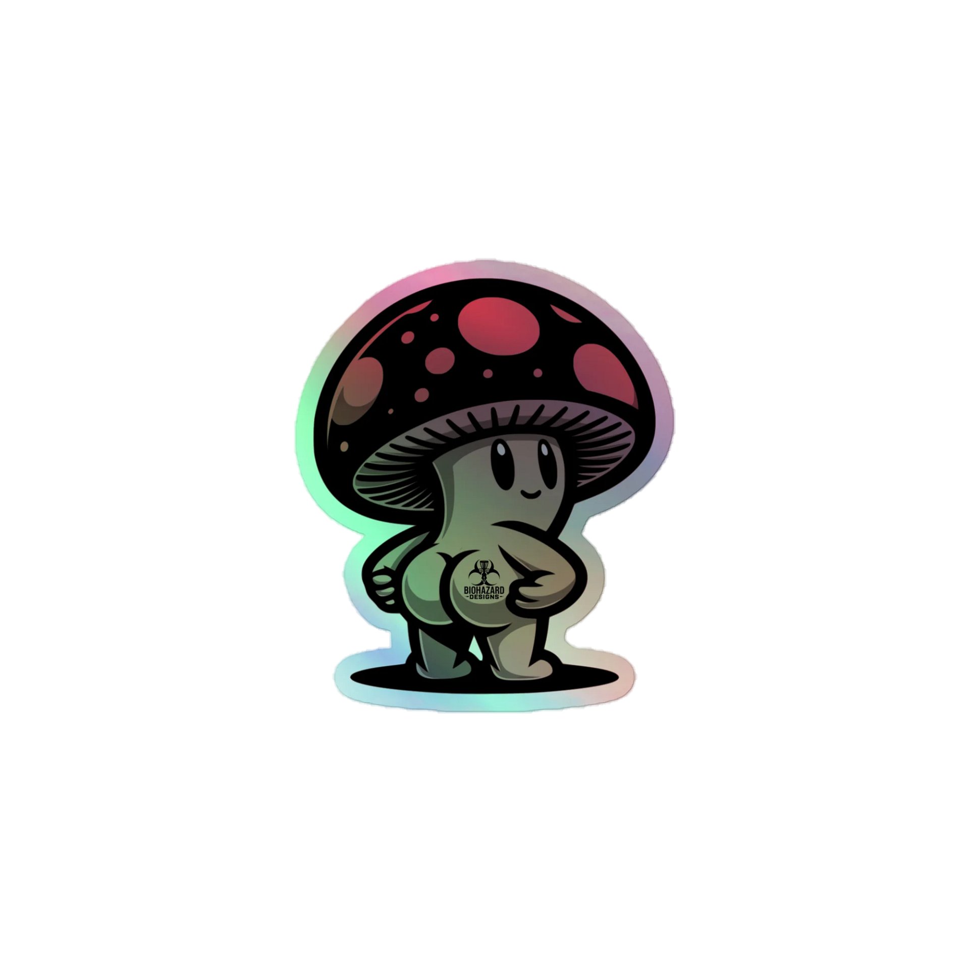 Mushbutt Kiss-Cut Holographic Stickers product image (1)