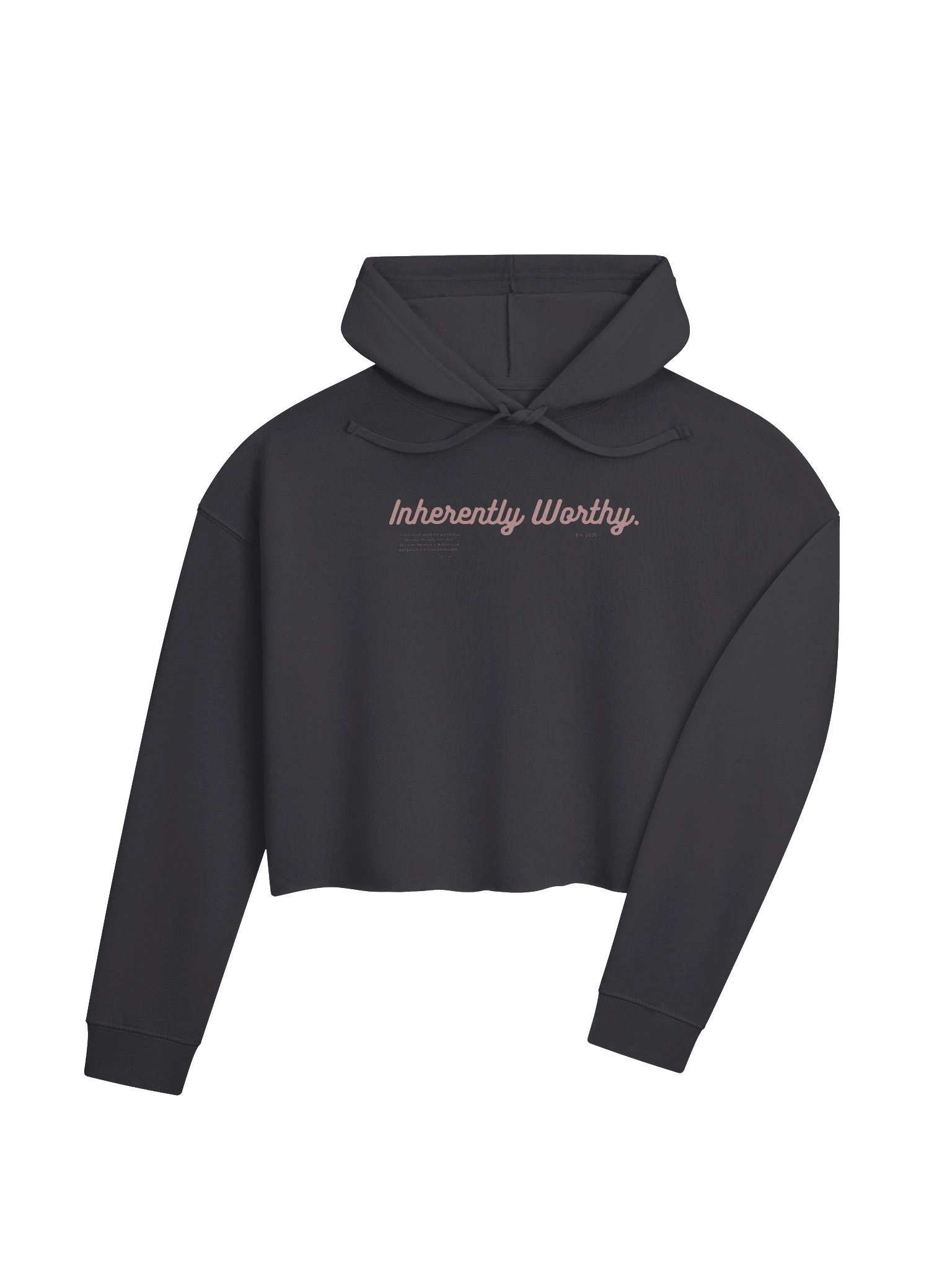 Inherently Worthy™ Signature Crop Hoodie product image (12)