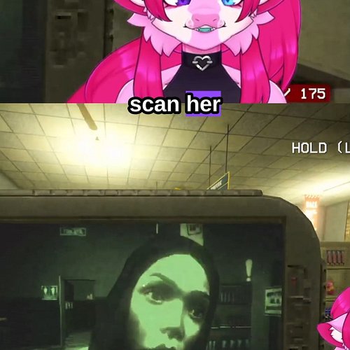 SHE SCARED ME IM SORRY 😮 #vtuber #vtuberclips #twitch #furry #shiftatmidnight #fyp #cringe #anime