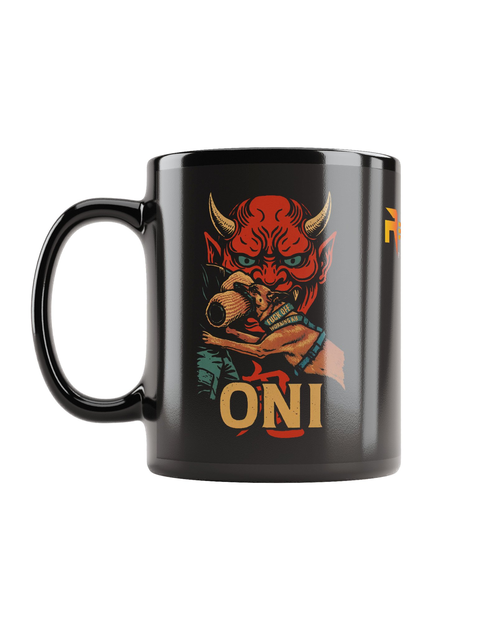 Oni Black Glossy Mug product image (6)
