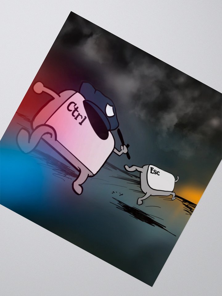 Ctrl Esc Chase Sticker product image (2)
