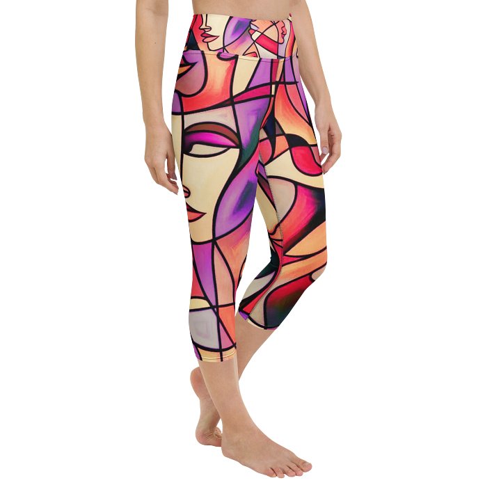 Womеns Faces Capri Leggings product image (2)