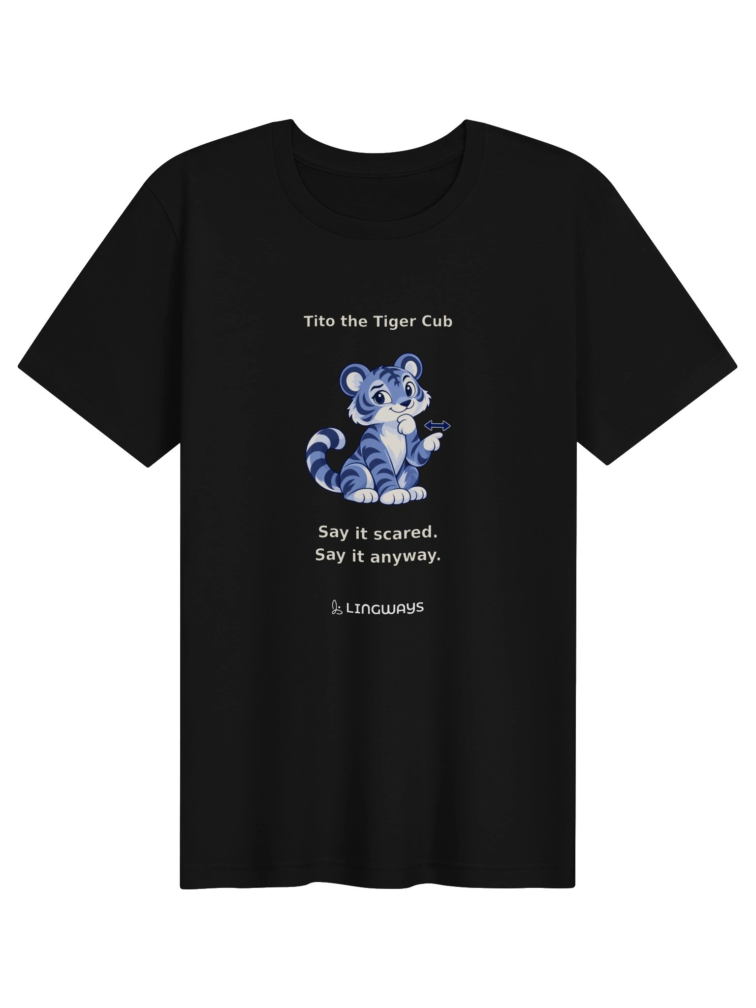 Tito the Tiger Cub — Lingways Guide Tee product image (1)