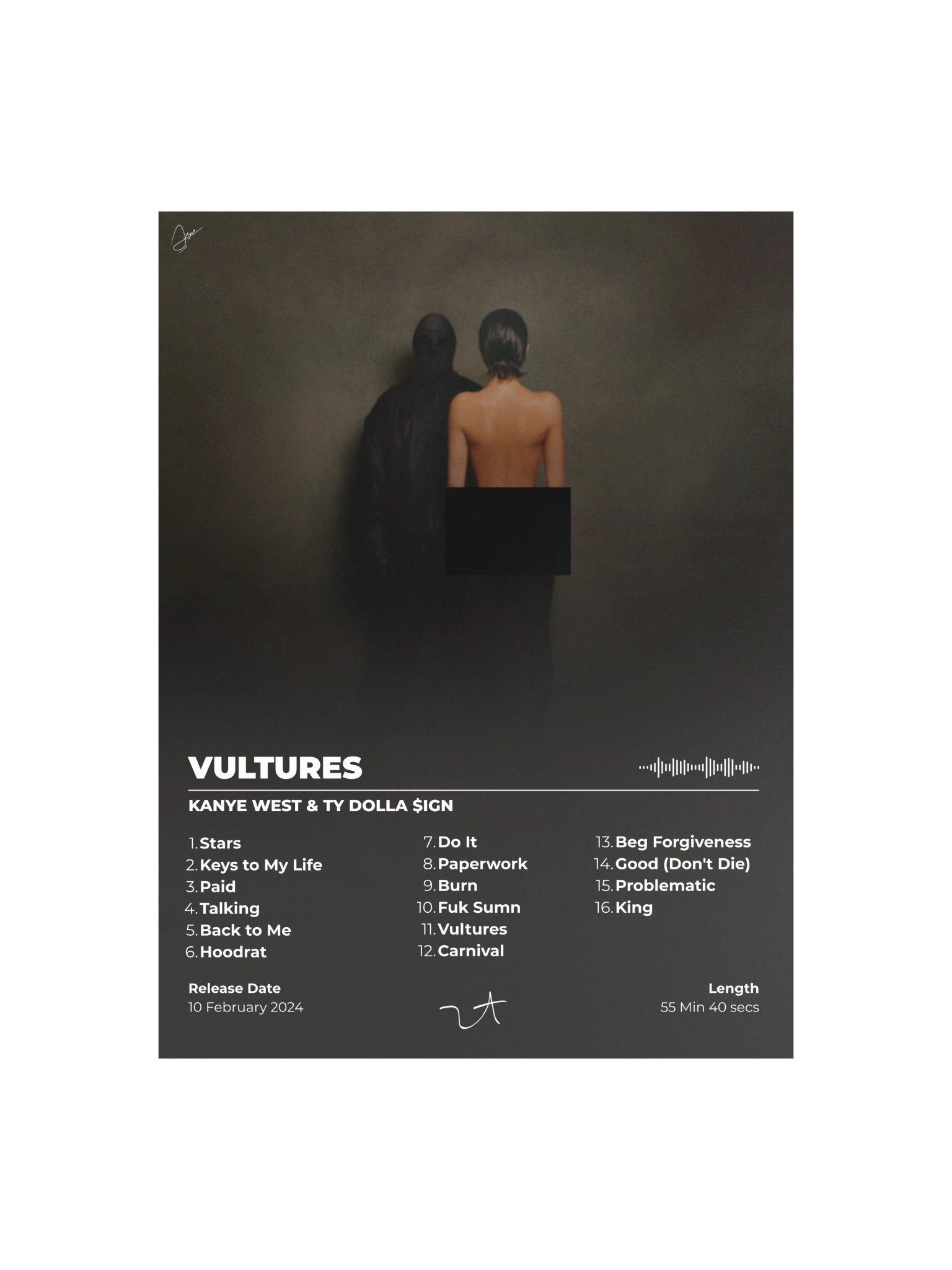 Vultures Album Poster product image (2)