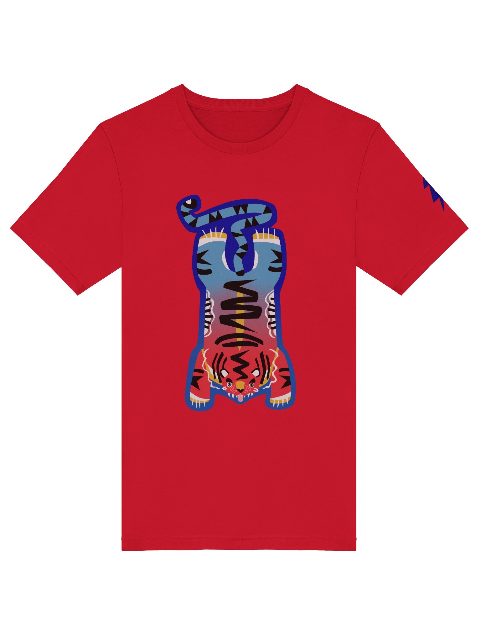 Red and Blue Tiger - T-Shirt product image (7)