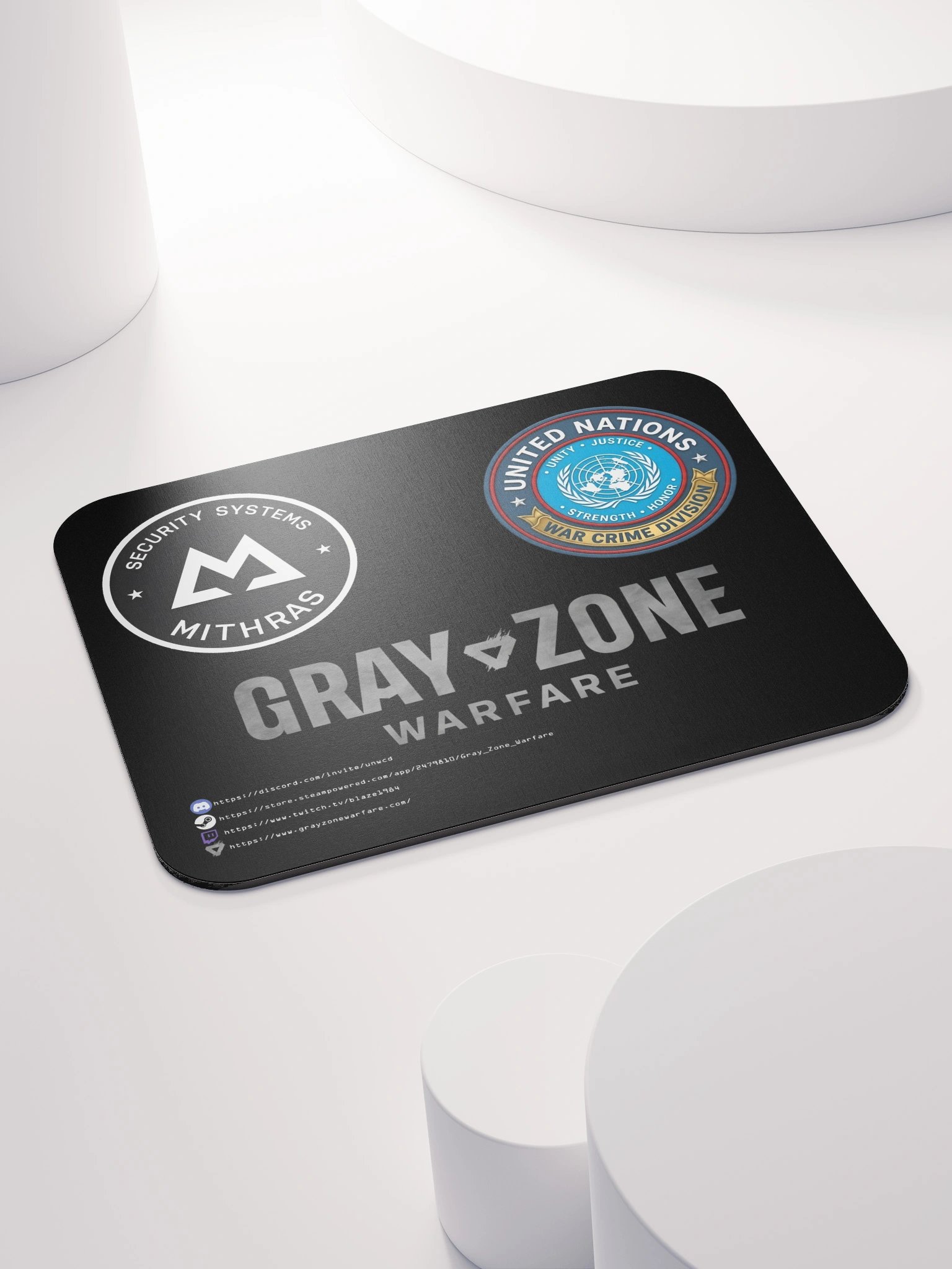 UNWCD/MSS Mouse Pad - Black product image (4)