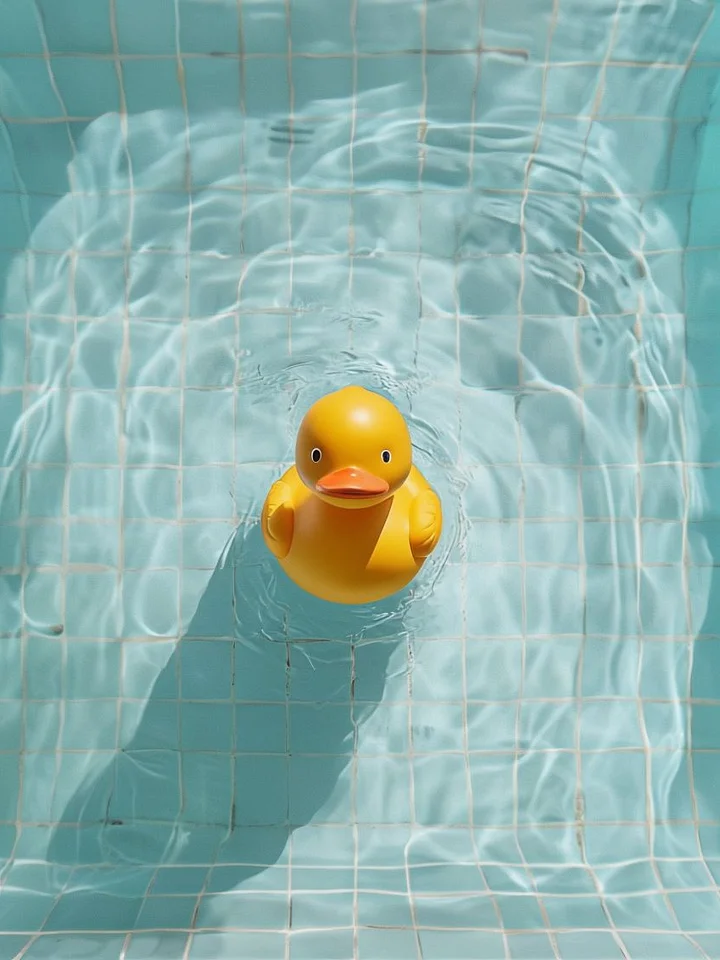 Quirky Rubber Duck Framed Poster product image (1)