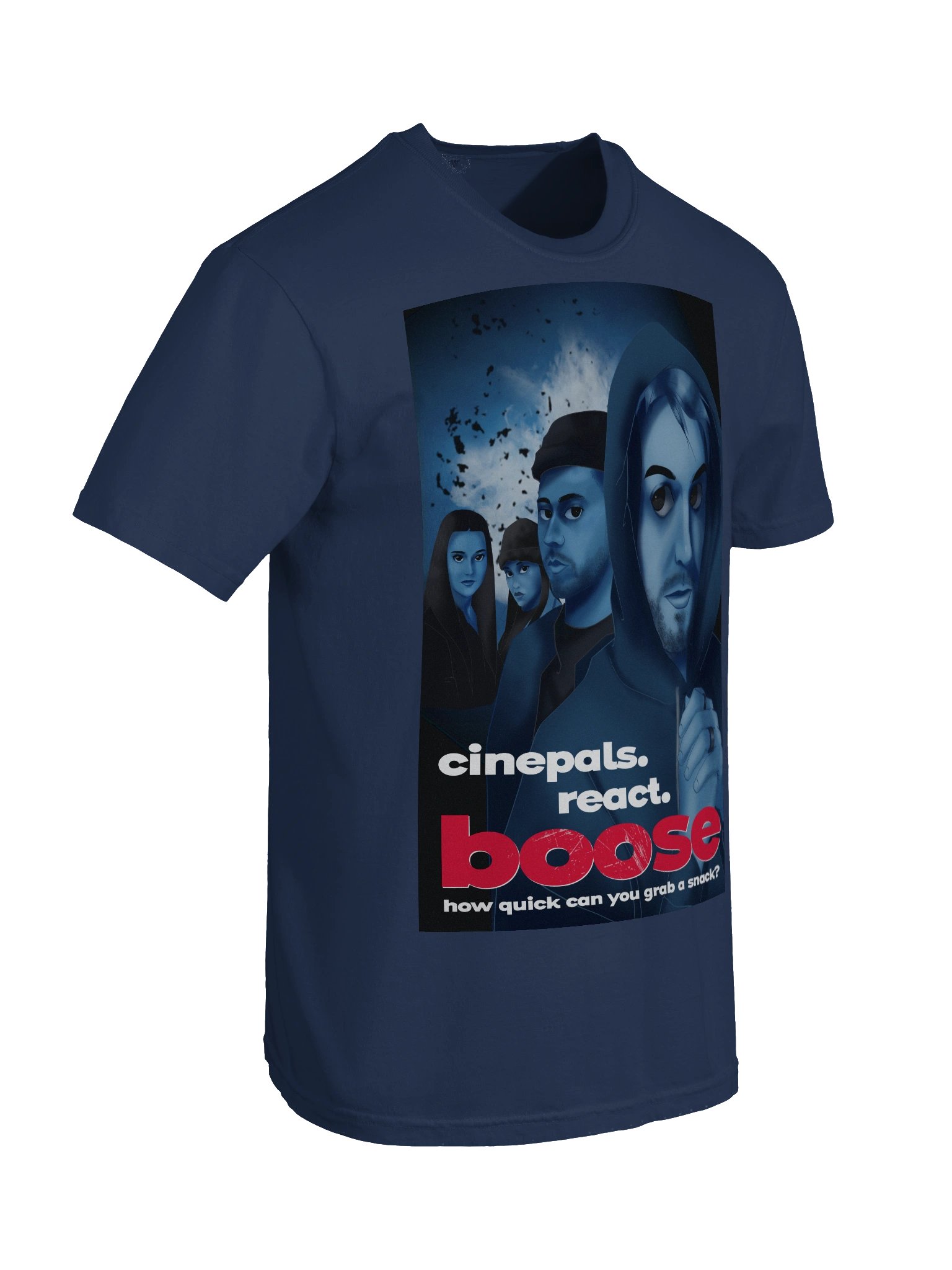 CinePals: "BOOSE" Edition Tee in Navy Blue product image (8)