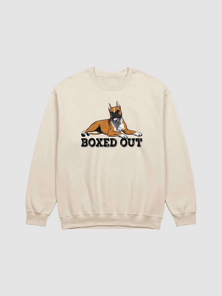 Boxed Out Sweatshirt of a Boxer Dog(Cropped) | Funny Shirt for Boxer Paw-rents product image (1)