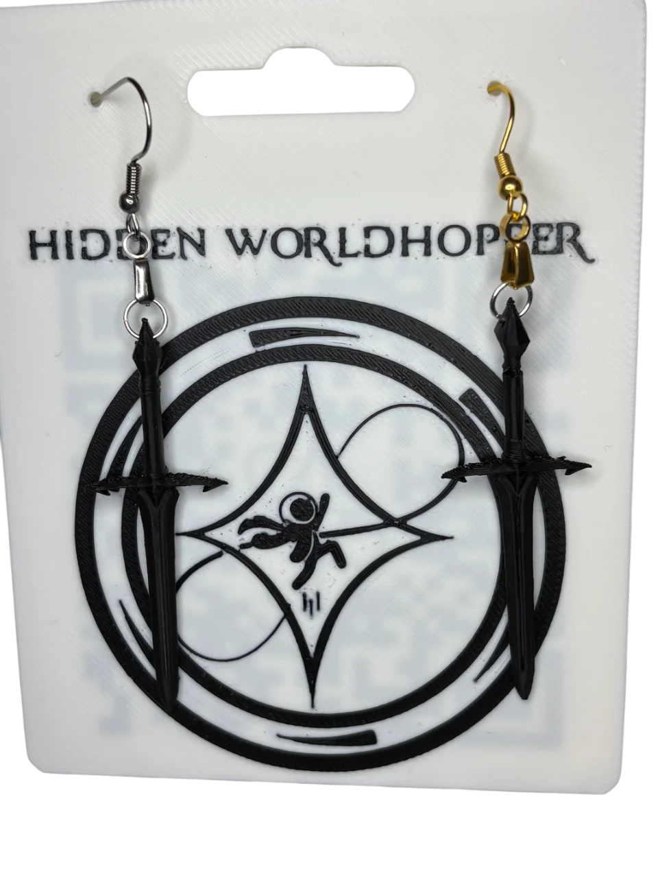 Black Sword Earrings product image (1)