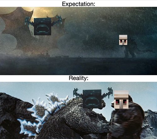 Hmmm....
Wonder how the EnderDragon VS Warden would go?
#Minecraft!