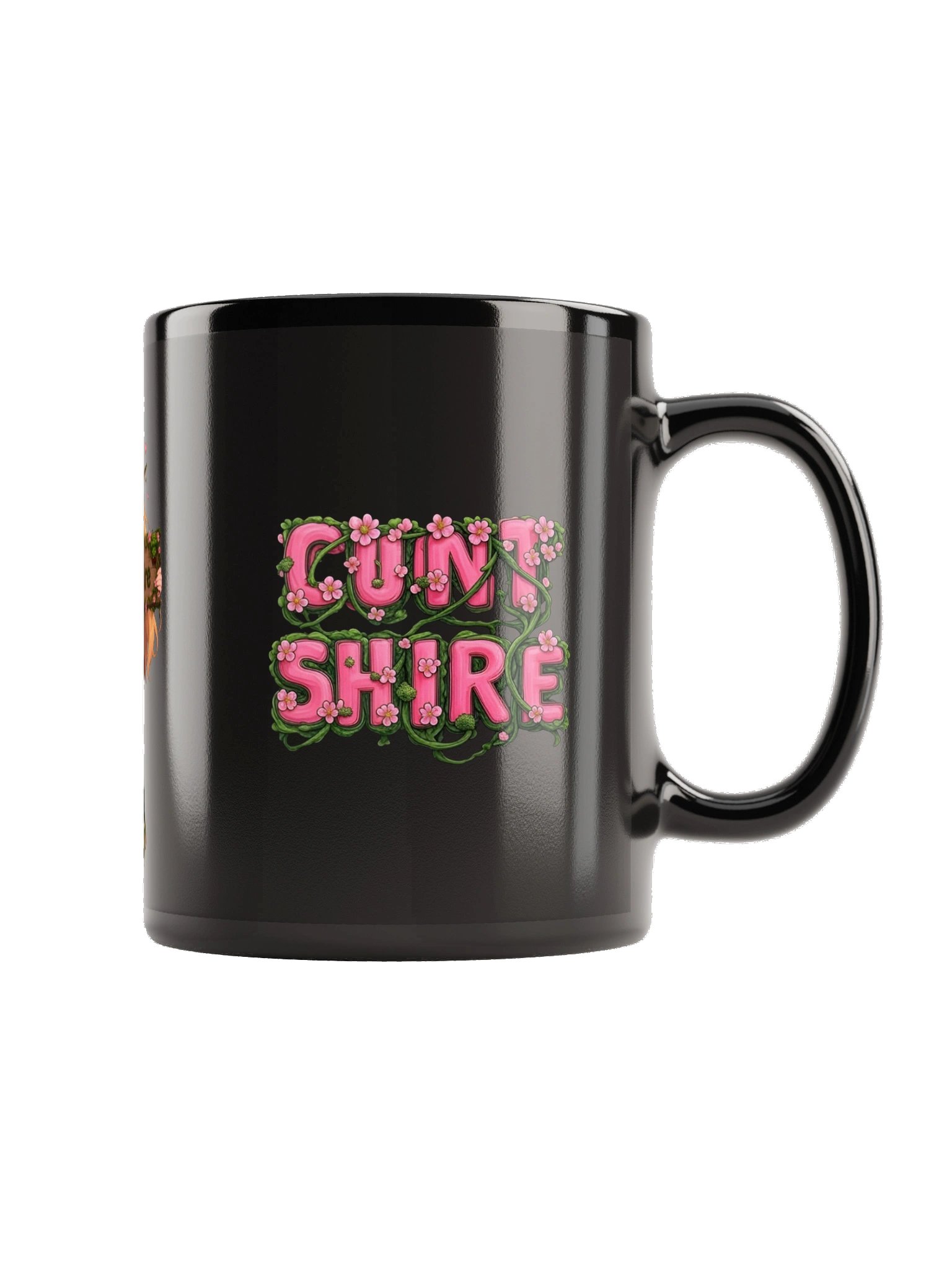 [CUNT SHIRE] Black Glossy Mug product image (3)