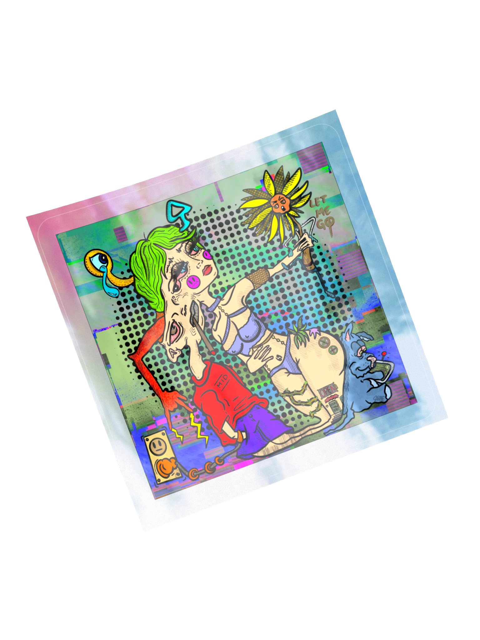 DONT LET GO Holo Sticker product image (14)