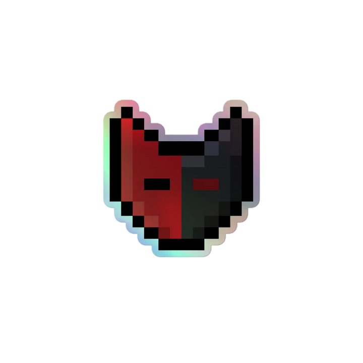 Pixel Art Sticker (Holographic) product image (1)