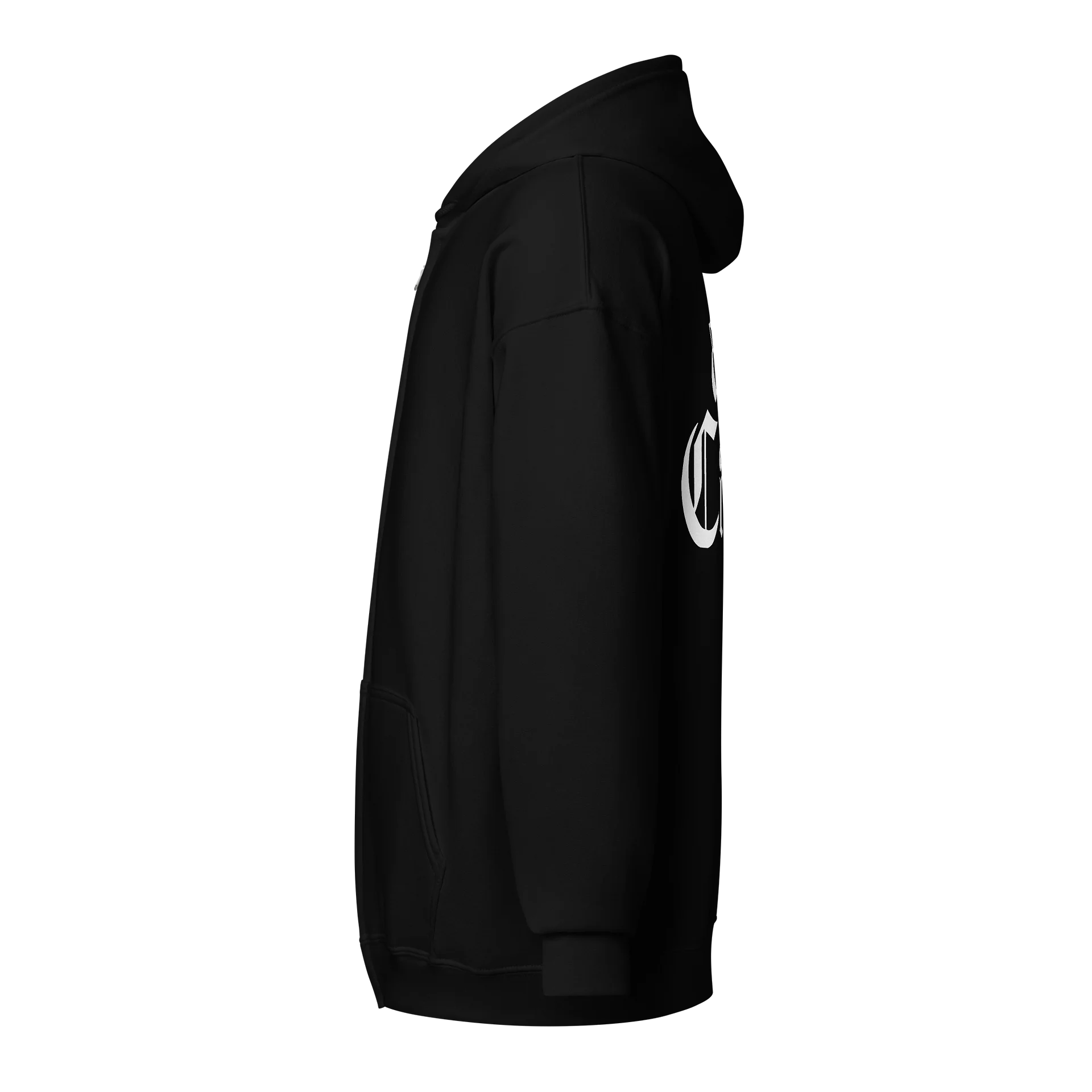 Generic Logo Zip Hoodie (White Logo) product image (2)