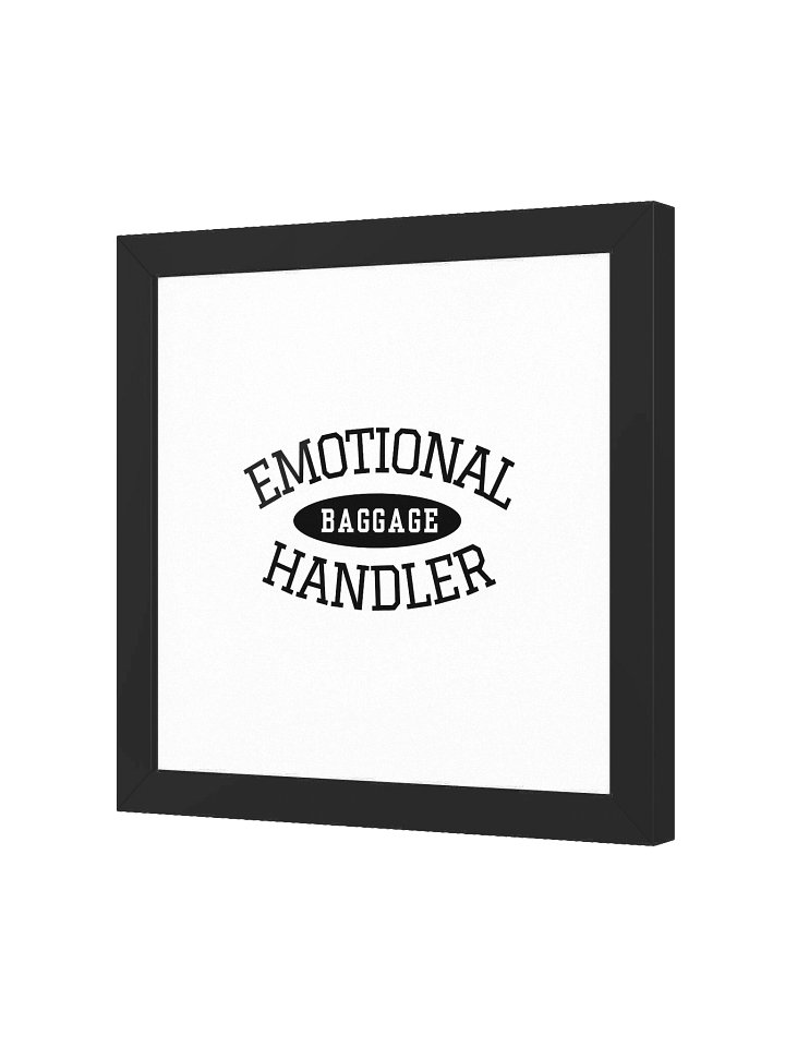 Emotional Baggage Handler Varsity Style Wall Poster Art for Home or Office product image (2)