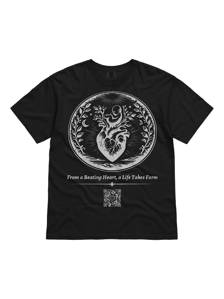 Beating Heart of Life (White on Black/Color) product image (1)