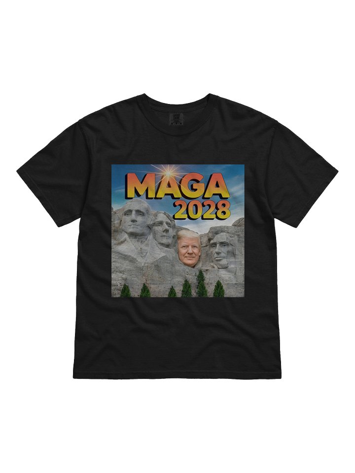 MAGA 2028 Mount Rushmore Tee - Premium Heavyweight product image (1)