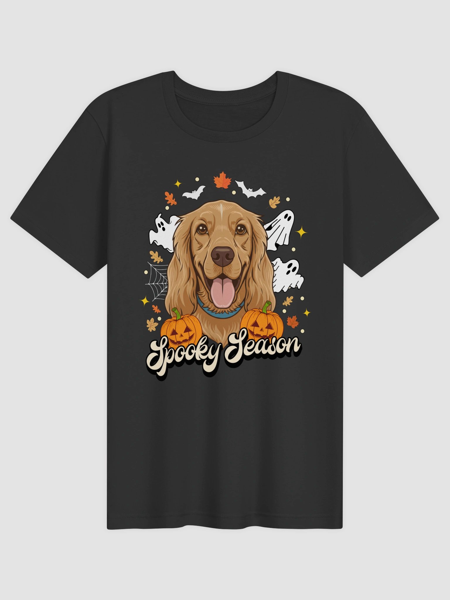 Custom Retro Spooky Season Pet Portrait T-Shirt product image (4)