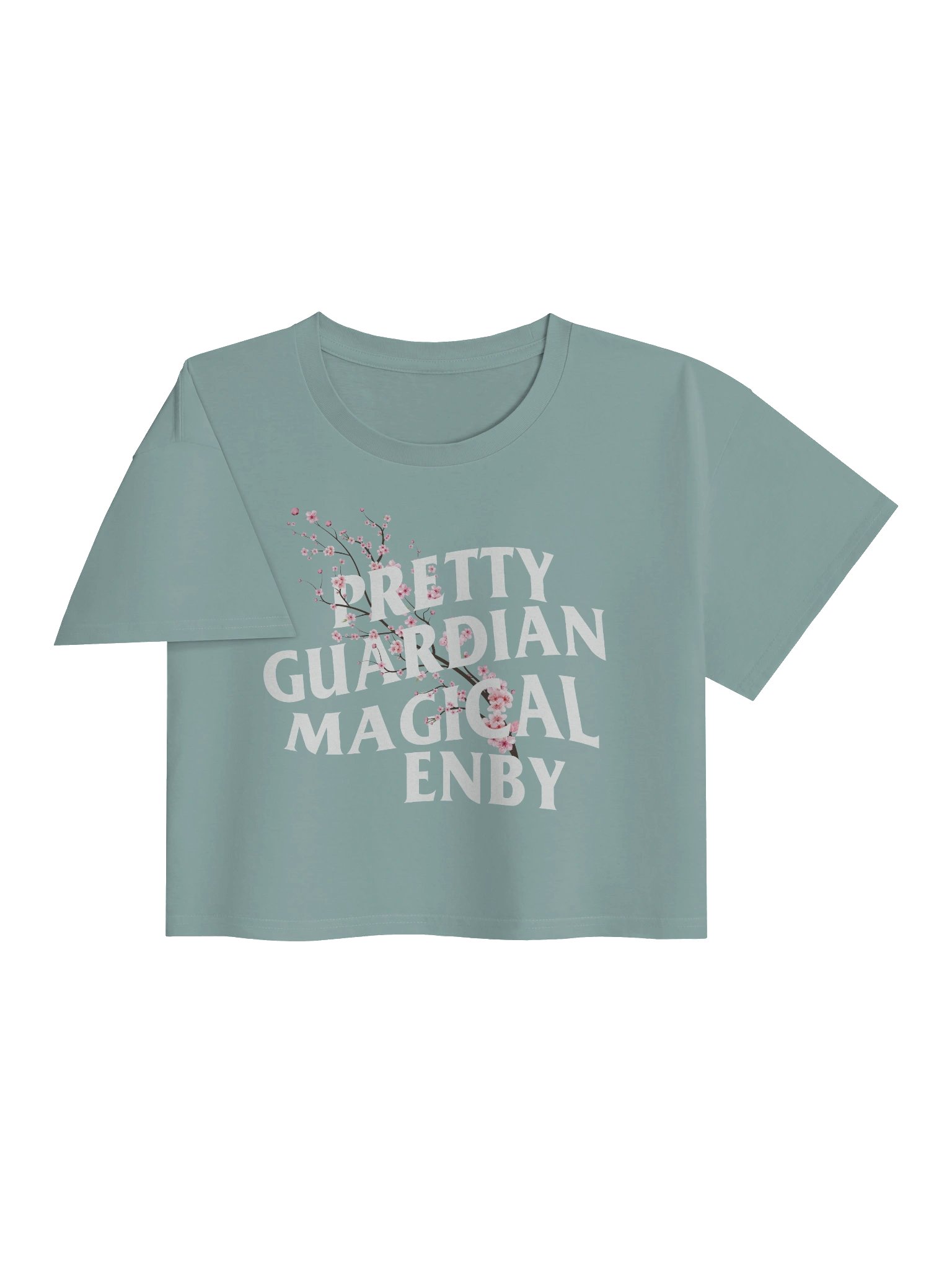 Pretty Guardian Magical Enby Hypebeast Crop Tee product image (11)
