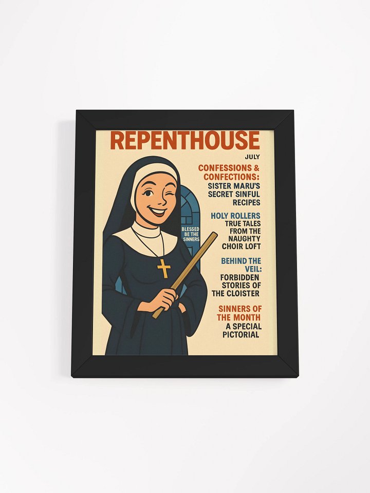 ✨ RepentHouse – First Issue (Framed 8 x 10) ✨ product image (1)