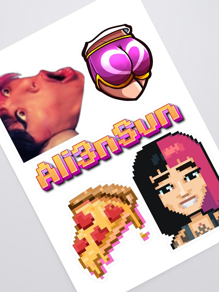 [ Ali3nSun ] Emotes Stickers product image (1)