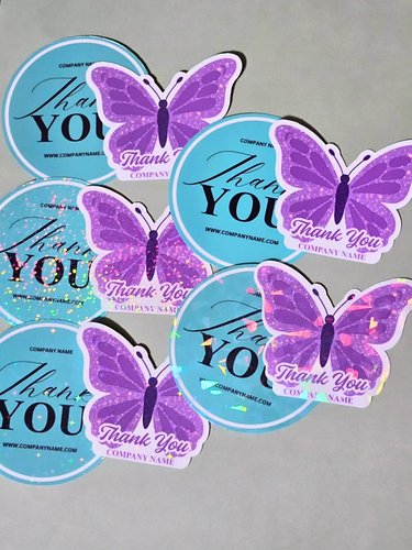 Waterproof stickers now available. Tear resistant, laminated, any shape, size up to 5 inches. Holographic options available. ...