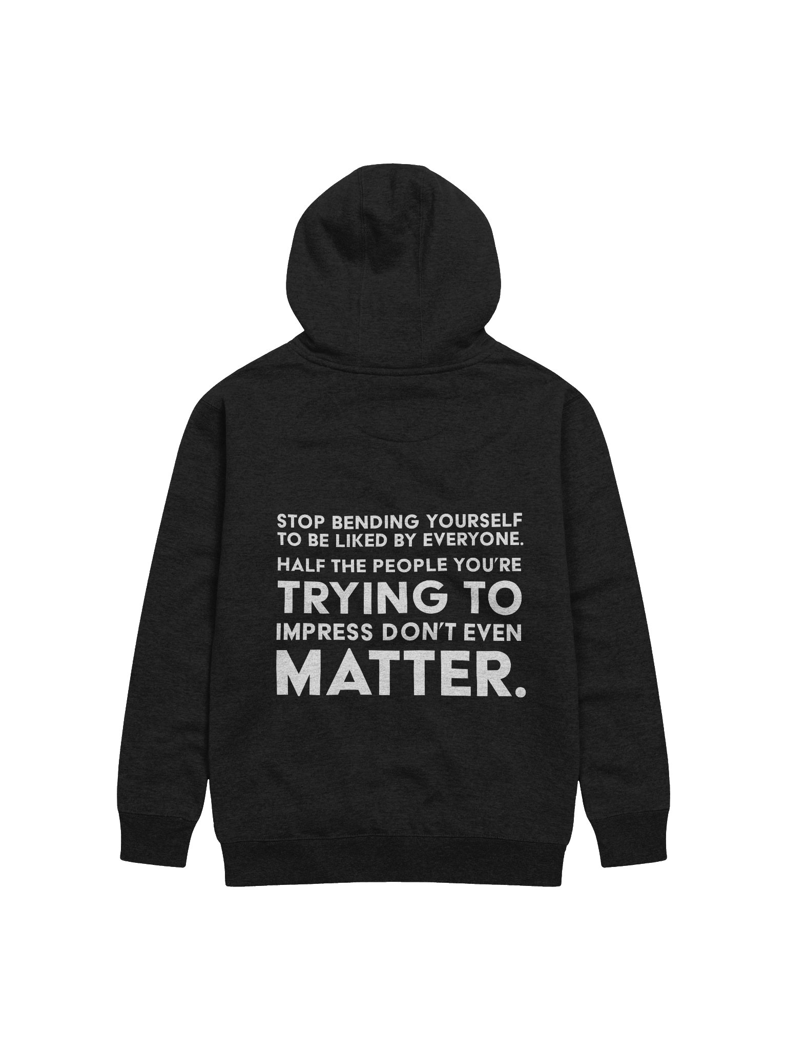 Stop bending yourself to be liked by everyone Hoddie product image (3)