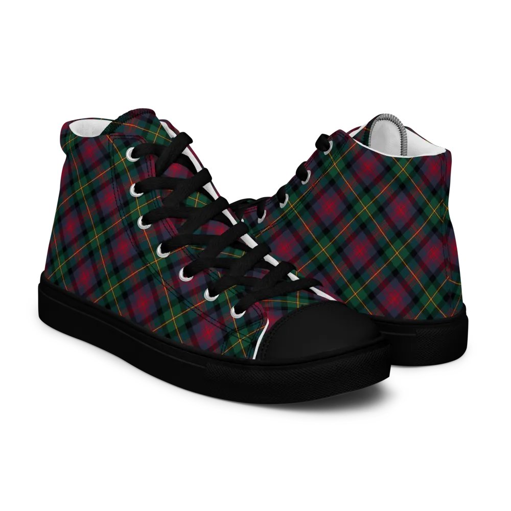 Logan Tartan Men's High Top Shoes product image (7)