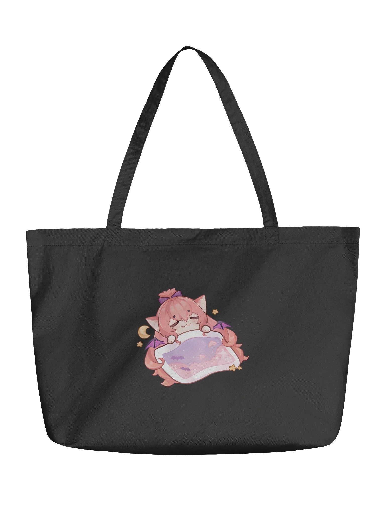 Sleepy bat tote product image (1)
