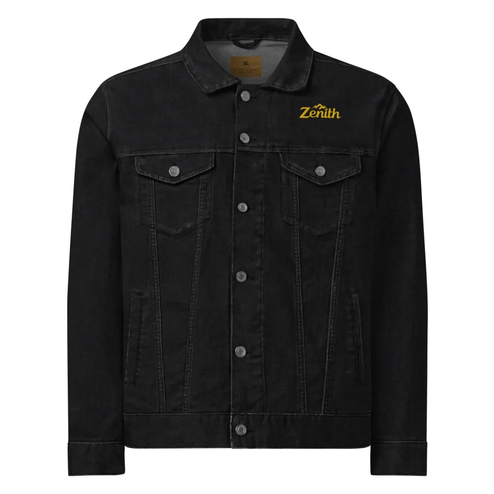 Zenith Unisex Denim Jacket with Embroidered Branding product image (4)