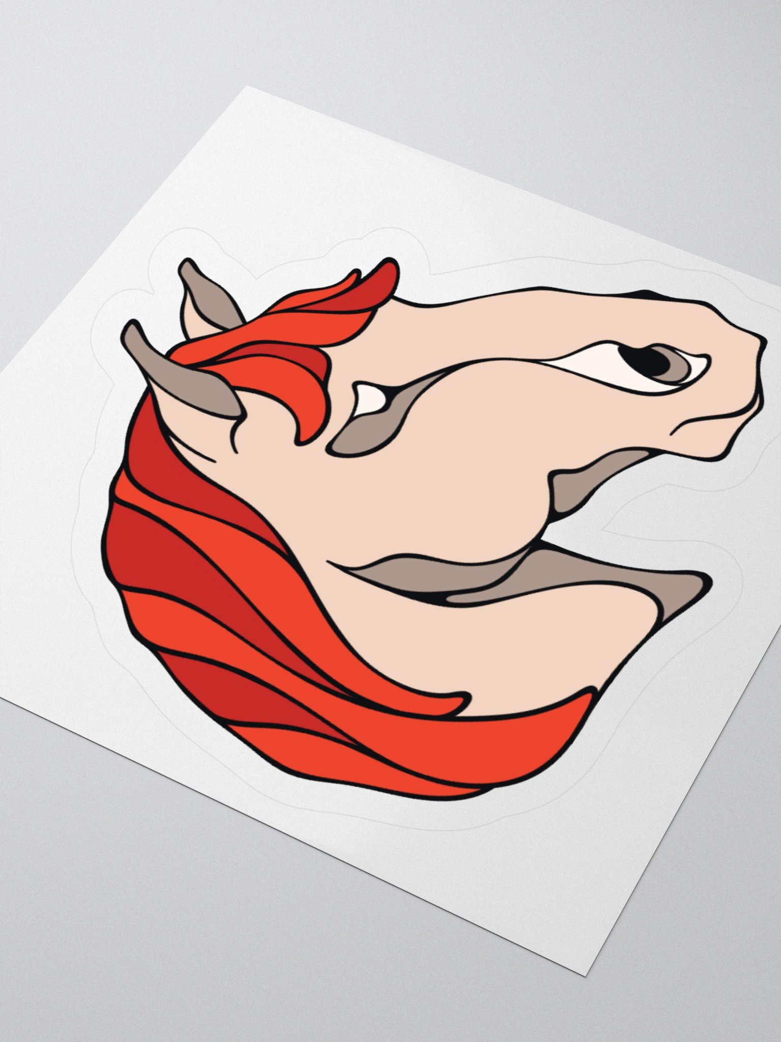Whimsical Horse - Small/Medium Kiss Cut Sticker product image (3)