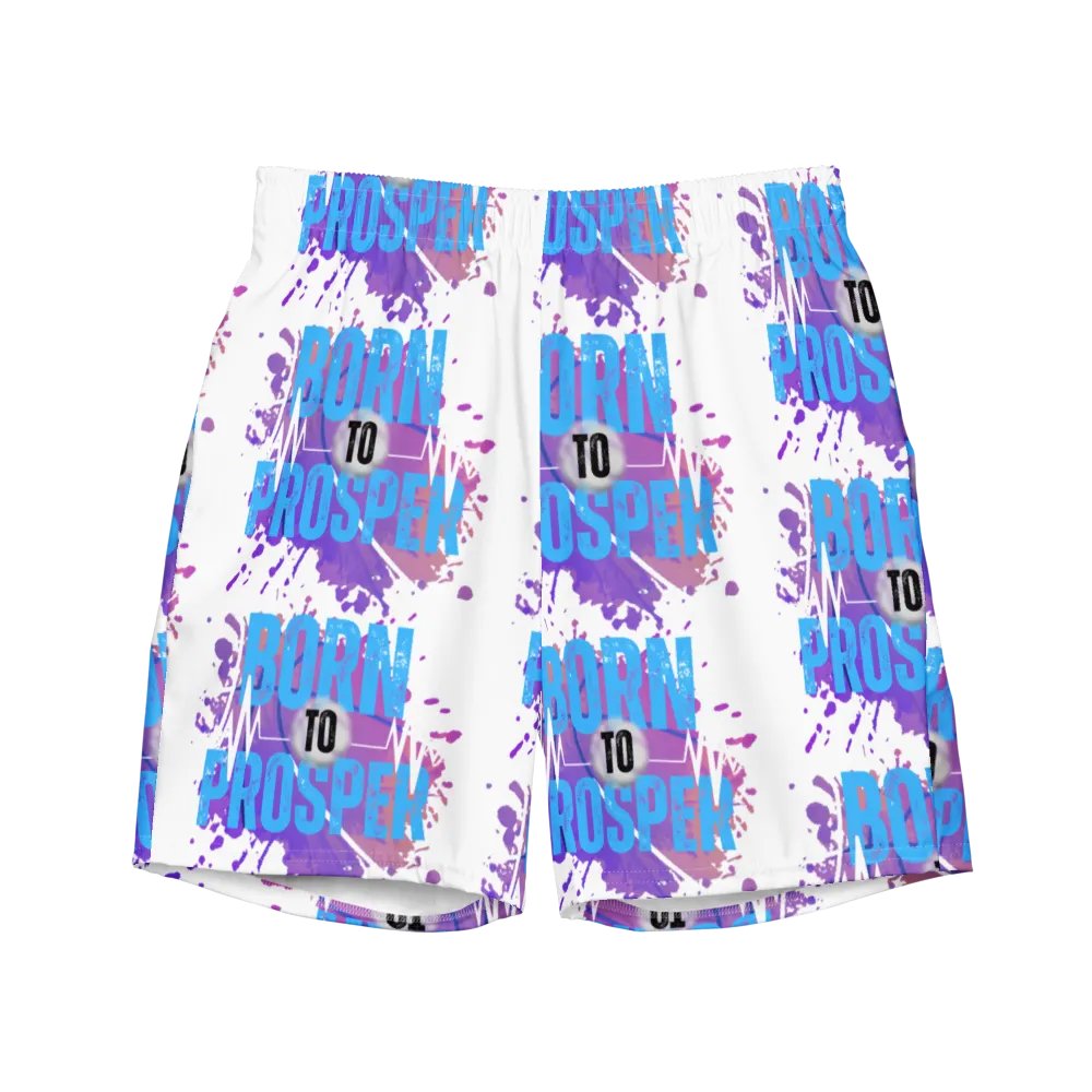 Born to Prosper All-Over Swim Trunks product image (2)