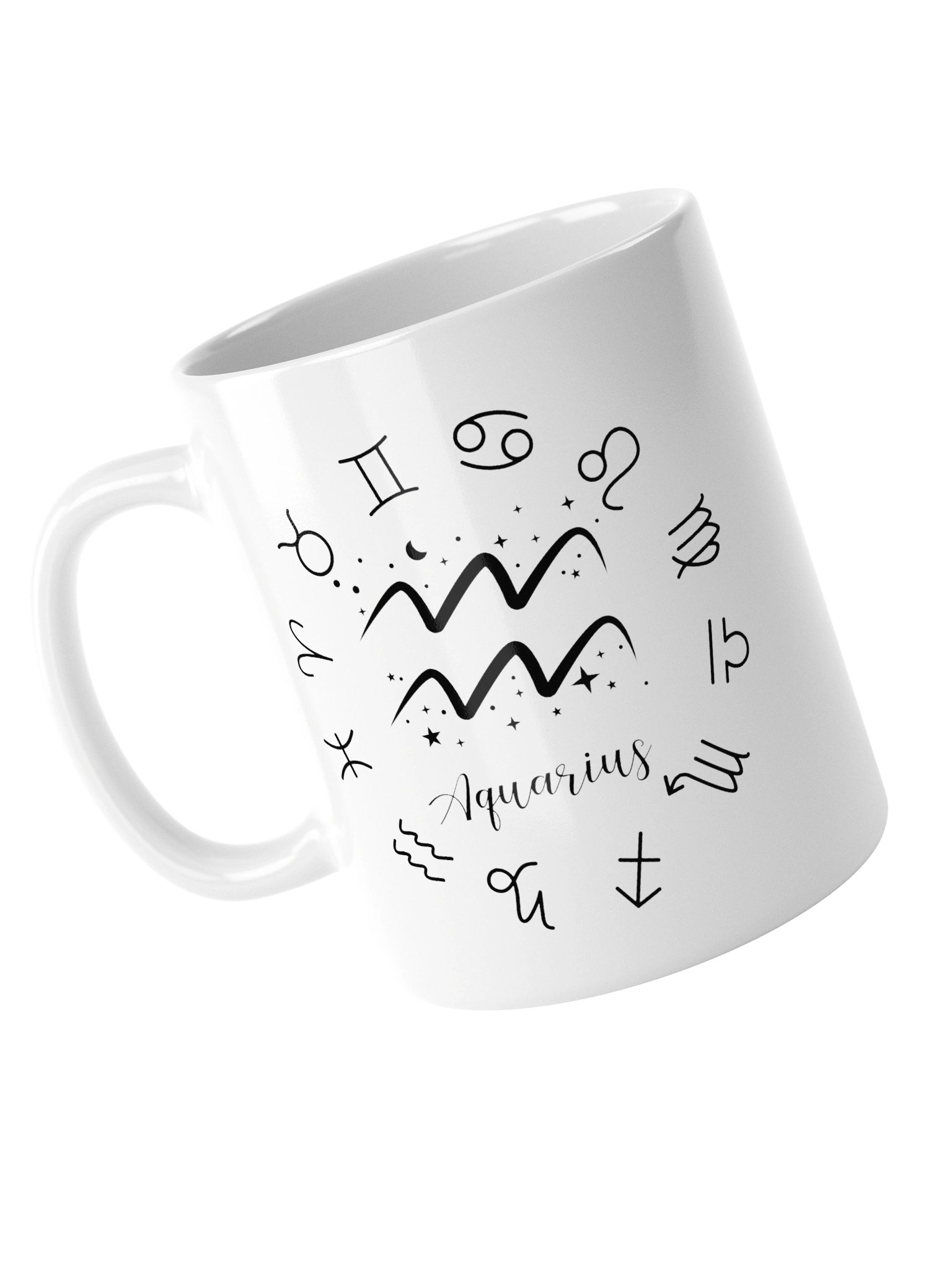 Aquarius Zodiac Mug | Unique & Independent Astrology Coffee Mug | Aquarius Gift product image (5)