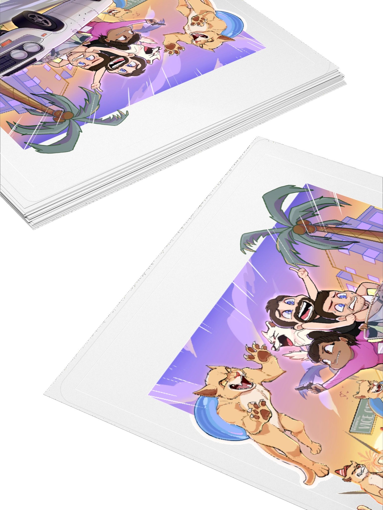 Cat-astrophic Fur-ocius Purrsuit Sticker product image (8)