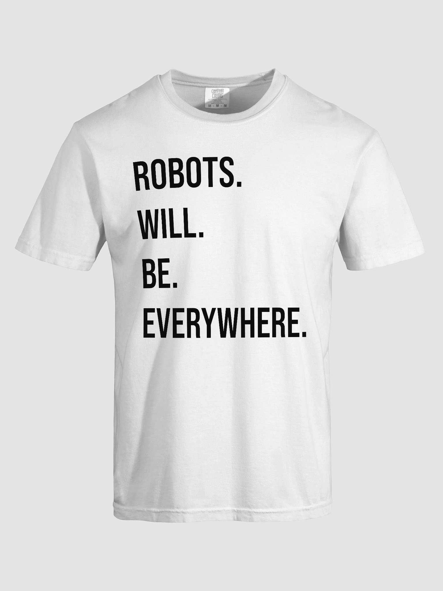 Robots Everywhere: T-Shirt - White product image (7)