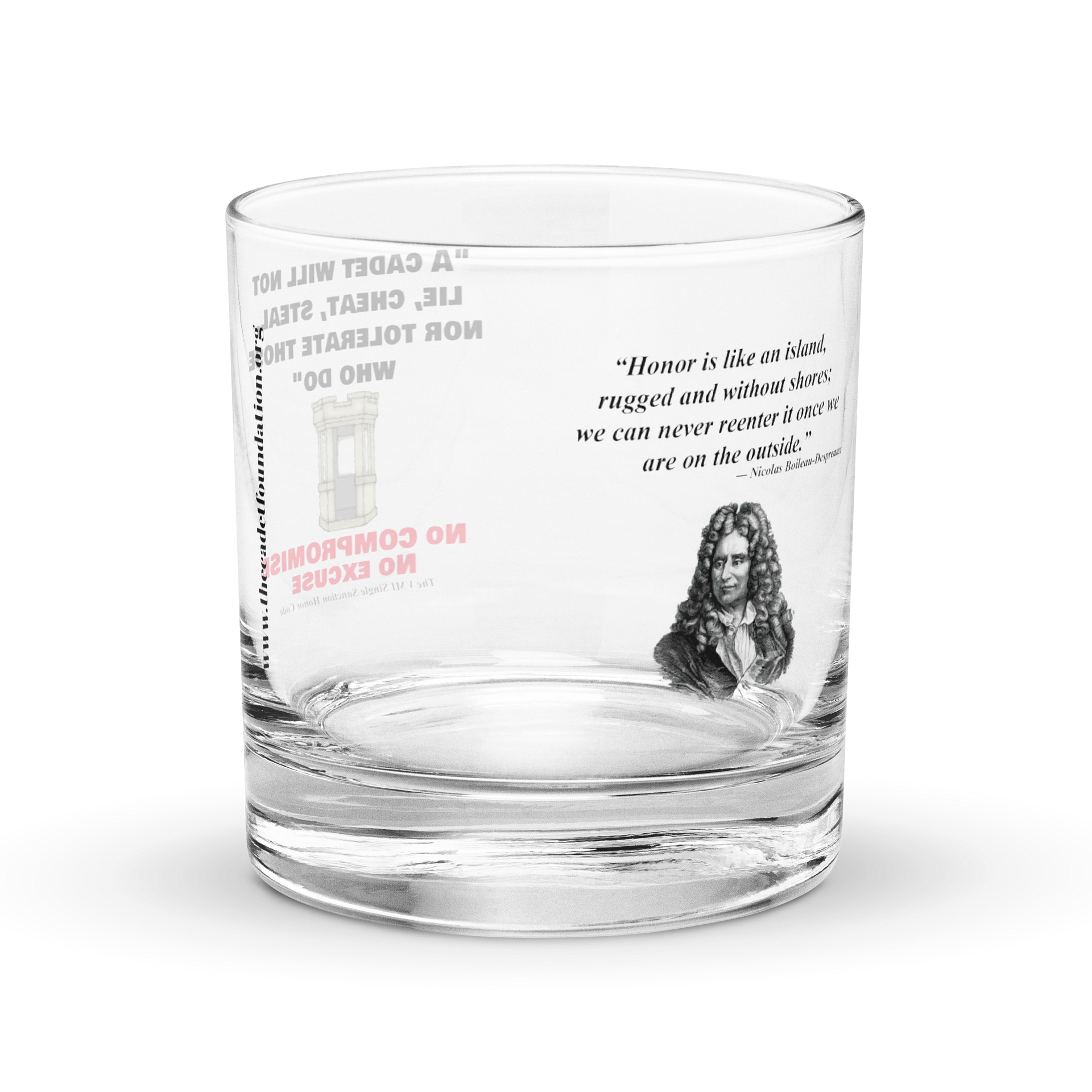 Honor Code Rocks Glass product image (4)