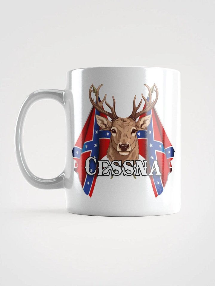 "Cessna" Rebel Redneck Deer - White Mug product image (2)