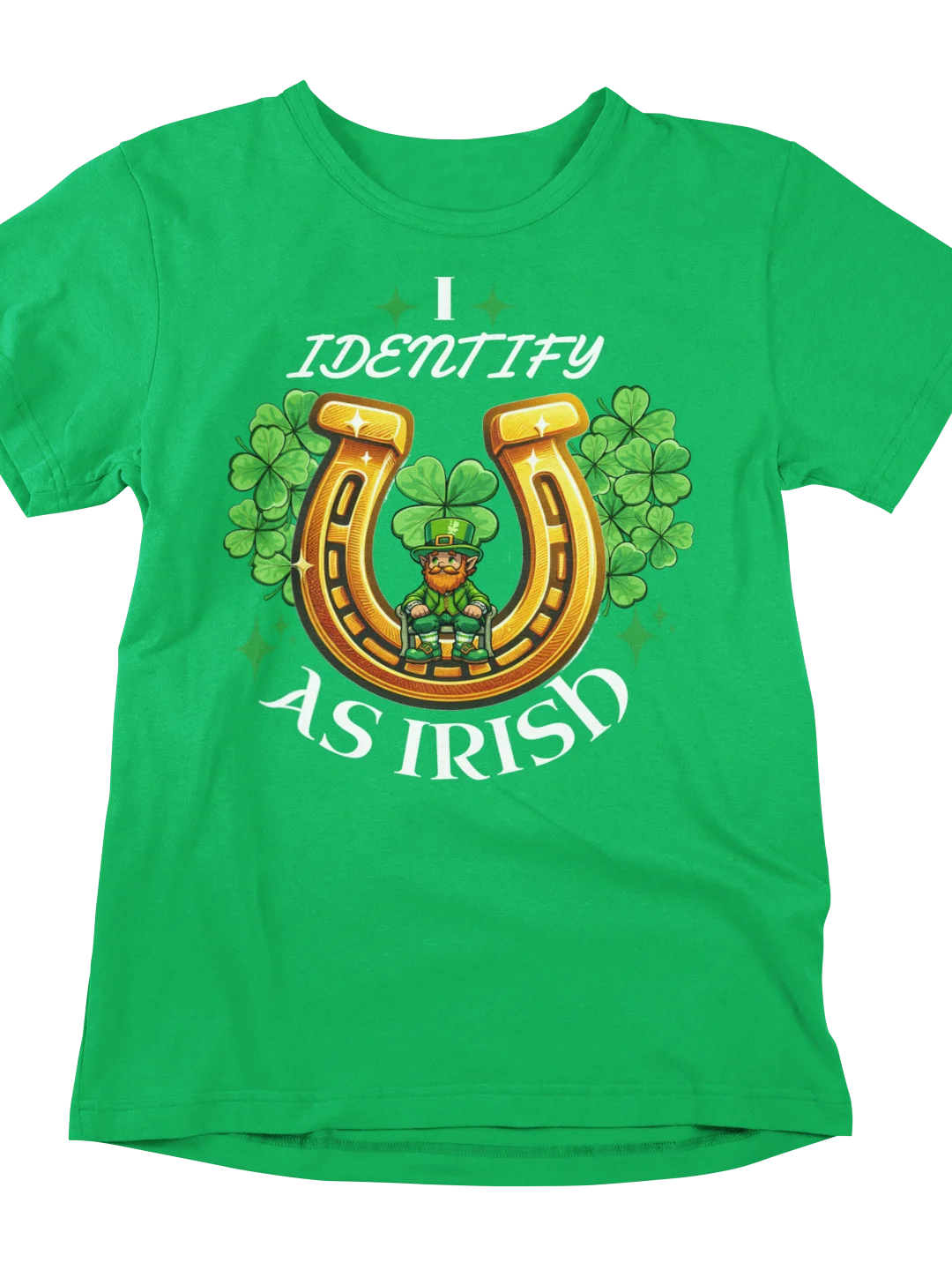 I Identify as Irish Tee: Lucky Charm Edition! product image (1)