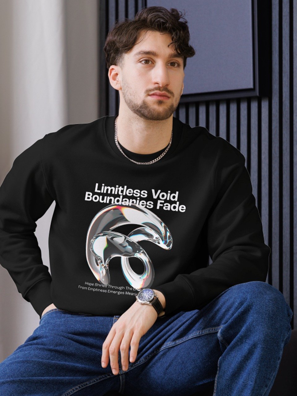 Limitless Void Boundaries Fade Eco-Friendly Sweatshirt Stanley/Stella 2026 product image (3)