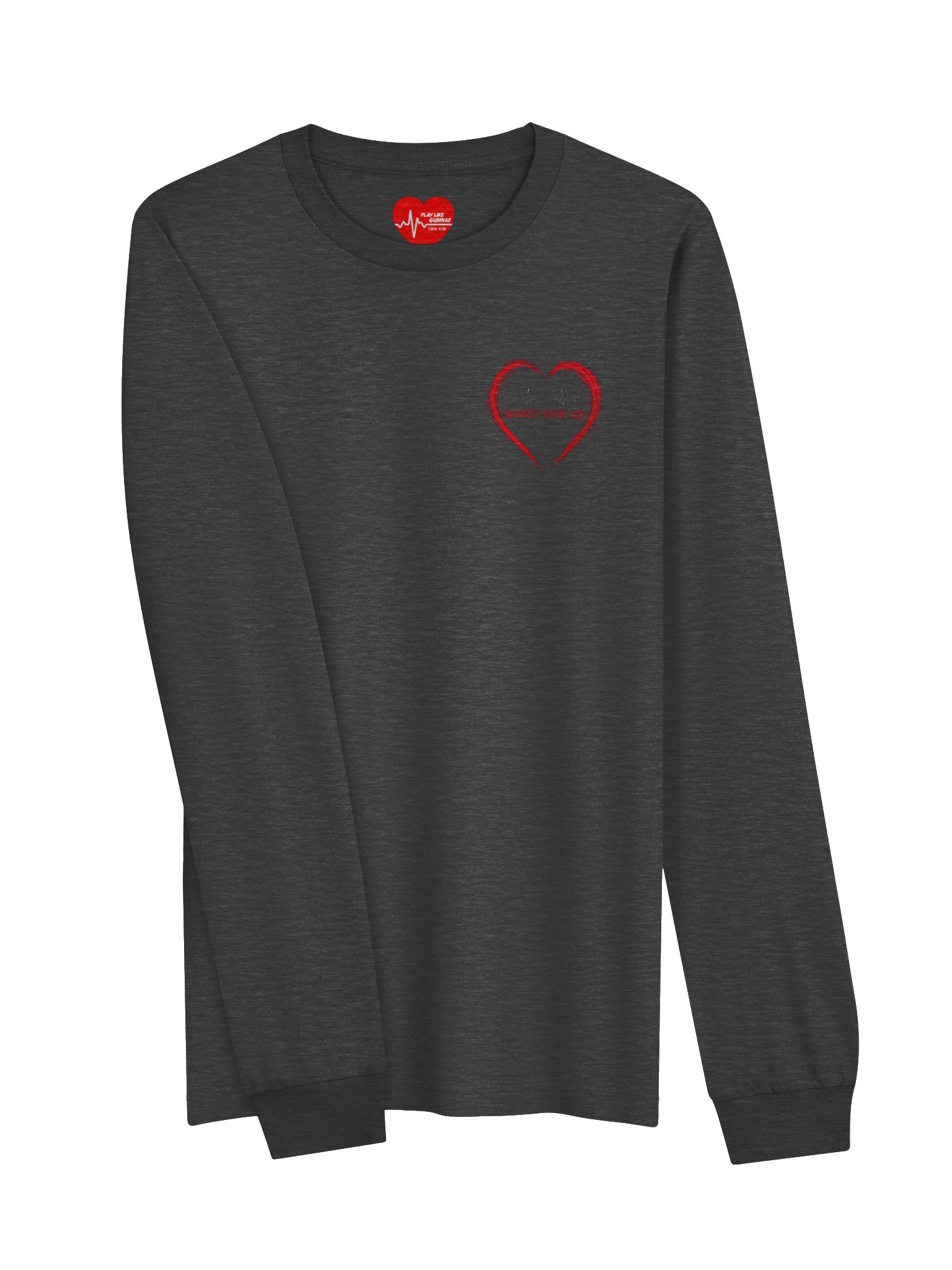 Gunnar's Memorial CHD Ladies Long Sleeve Shirt product image (3)