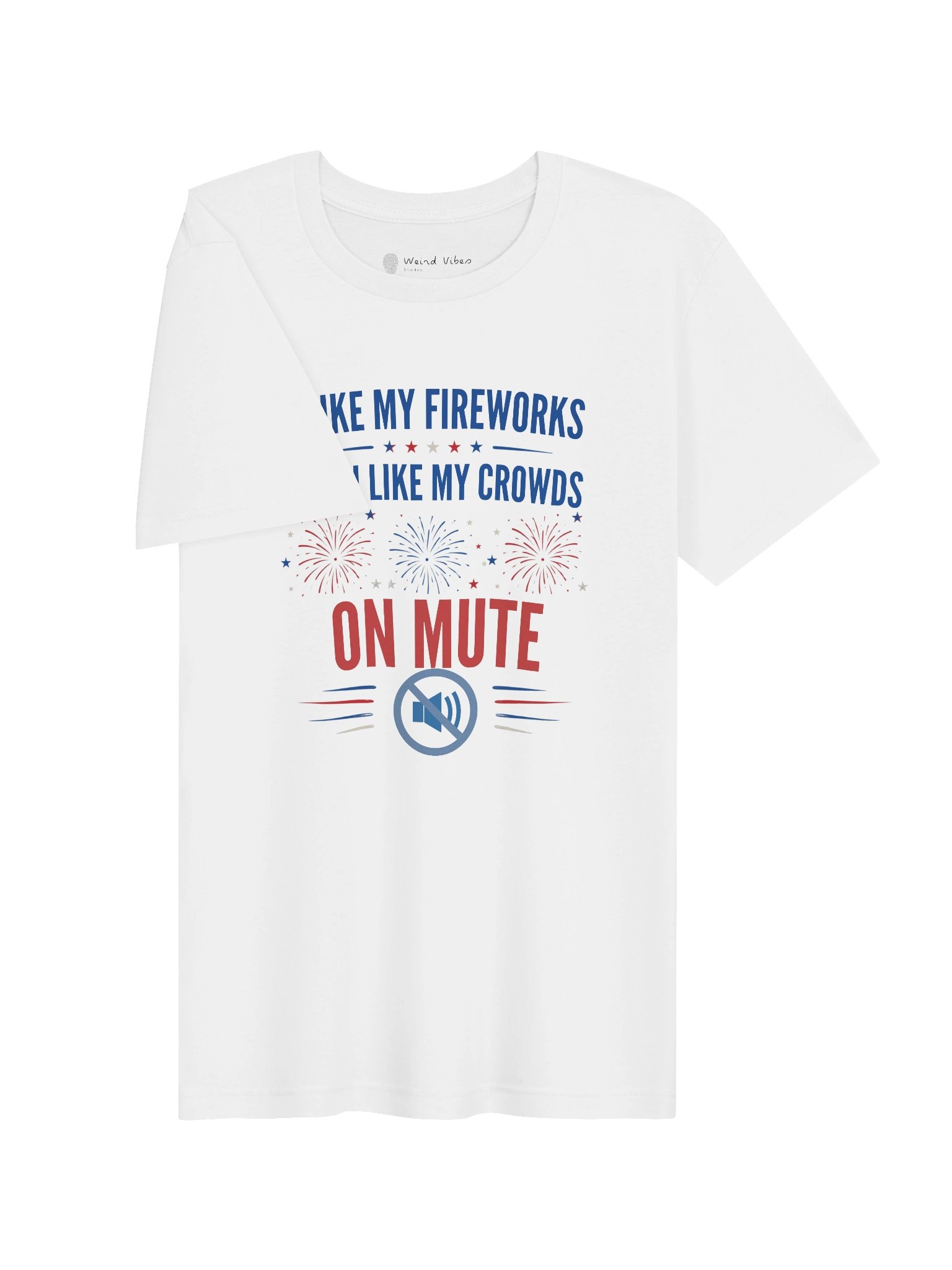 Fireworks for Neurodivergents - White Tee product image (3)