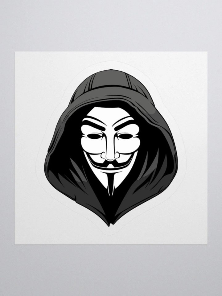 Guy Fawkes Hoodie Sticker product image (1)