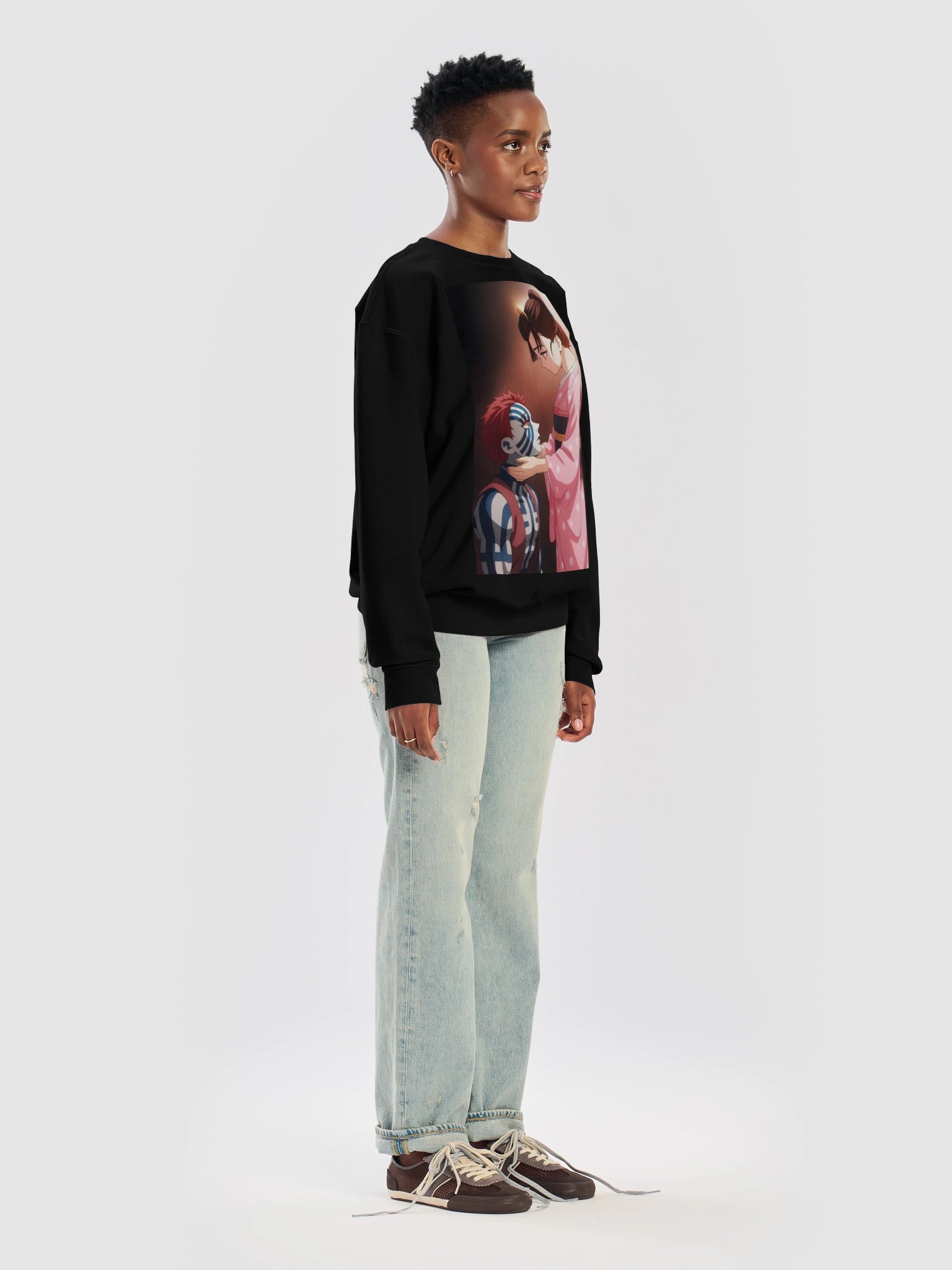 Anime Spotlight Kimono Crewneck Sweatshirt product image (11)