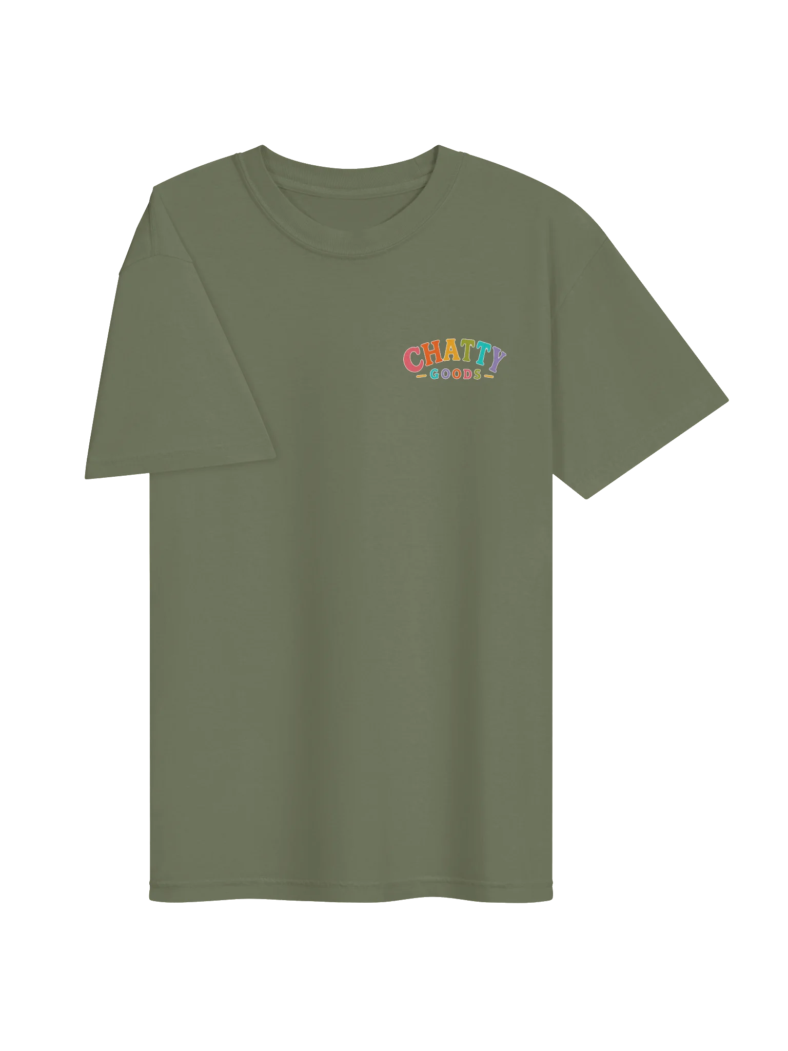 Chatty Goods Multicolor Logo Tee | Chatty Crew Collection product image (51)