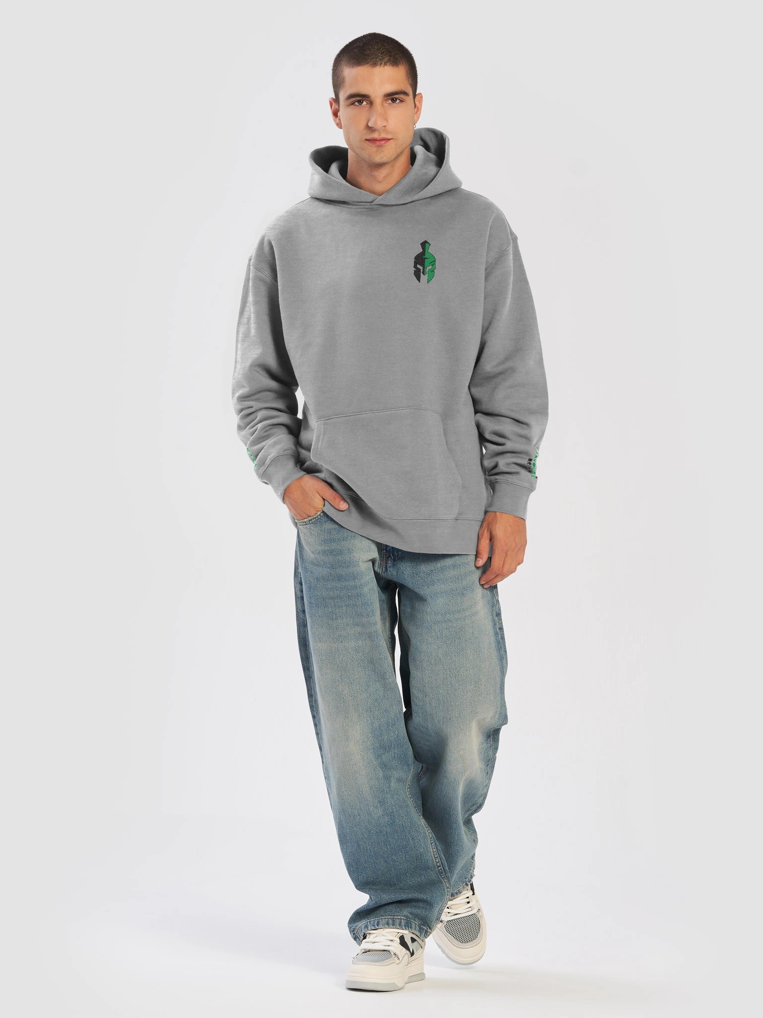 Premium Oversized Hoodie Logo Embroidered product image (4)