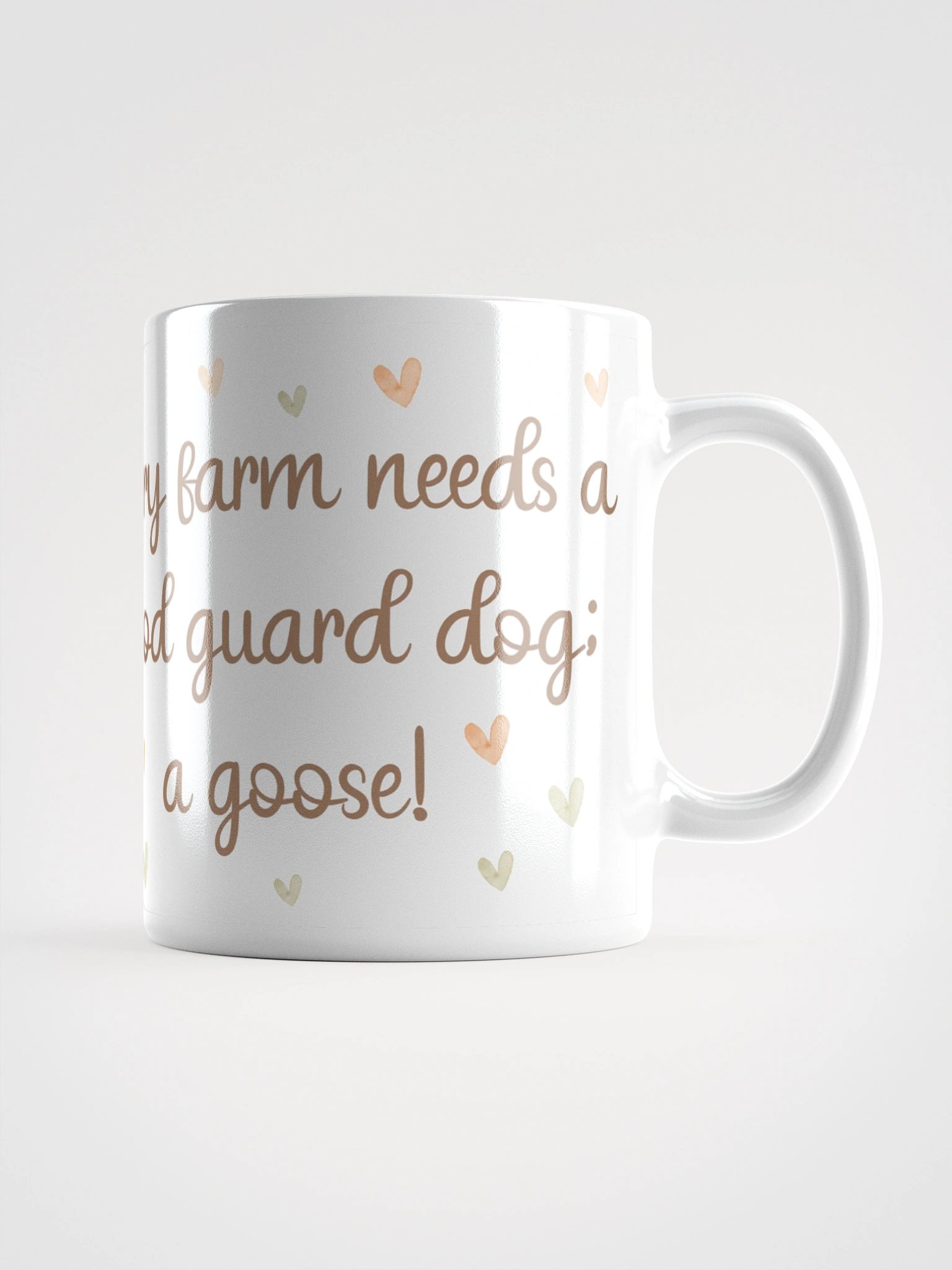 Guardian Geese White Glossy Mug product image (2)