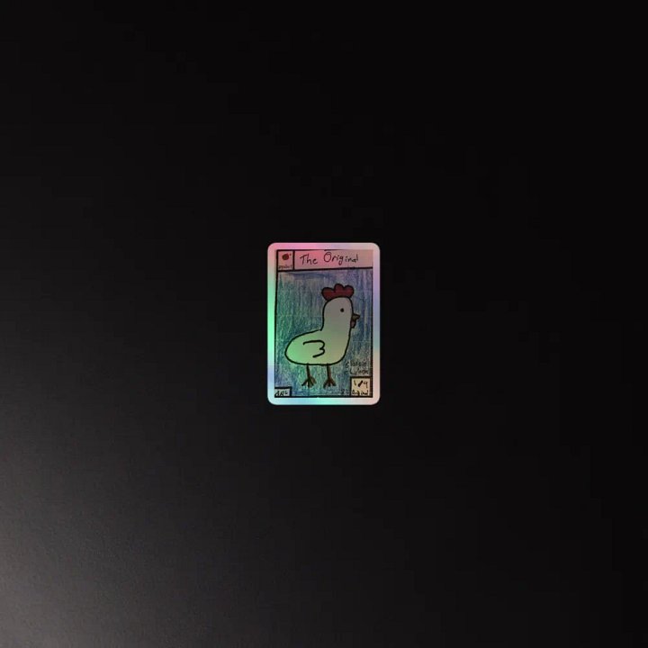 Original Chicken Holo Sticker product image (4)